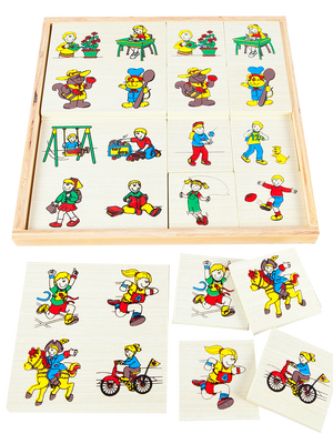 ชุดทดสอบภาพเหมือน (เกมลอตโต) , ของเล่นไม้, ของเล่นเสริมพัฒนาการ, ของเล่น,สื่อการสอนปฐมวัย