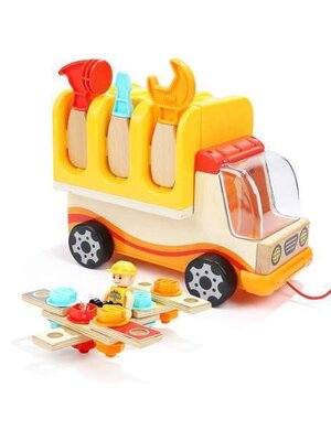 รถไม้วิศวกรน้อย ,ของเล่นไม้,ของเล่นเสริมพัฒนาการ, ของเล่นเด็กอนุบาล, สื่อการสอนเด็กอนุบาล พร้อมส่ง