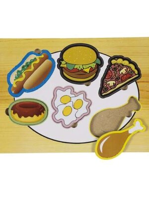 ชุดภาพตัดต่ออาหาร 6 ชิ้น สื่อการสอนอนุบาล,ปฐมวัย,ของเล่นเสริมพัฒนาการ, ของเล่นเสริมทักษะ