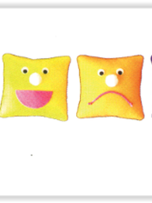 1384 หมอนหุ่นมือแสดงอารมณ์ ของเล่นเสริมพัฒนาการ ,ของเล่นเสริมทักษะ,ของเล่นเด็ก, สื่อการสอนอนุบาล