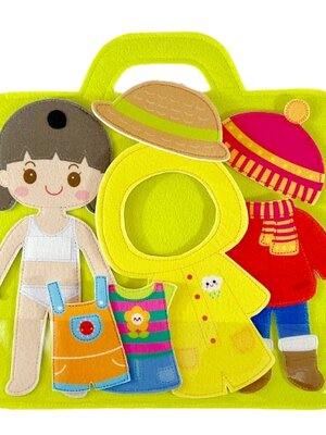 1368 หนูน้อยแต่งตัว - ฤดูกาล ของเล่นเสริมพัฒนาการ ,ของเล่นเสริมทักษะ,ของเล่นเด็ก, สื่อการสอนอนุบาล