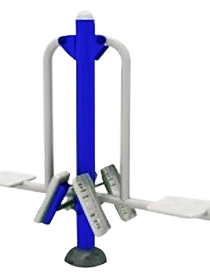 เครื่องออกกำลังกายกลางแจ้ง ชุดบริหารแขน เข่า น่อง แบบขาดัน เครื่องออกกําลังกายกลางแจ้งเทศบาล, เครื่องออกกําลังกายสาธารณะ ,ราคาโรงงาน