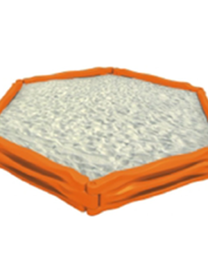 กระบะทราย 6 เหลี่ยม , กระบะทรายเด็ก, ของเล่นเด็ก ขนาด : 260 x 300 x 40 CM