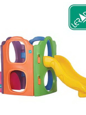 ปีนป่ายกระดานลื่นชวนเล่น ,เครื่องเล่นสนาม ,ของเล่นเด็ก ,อุโมงค์เด็กเล่น,สไลเดอร์ ขนาด : 100x240x125 cm.