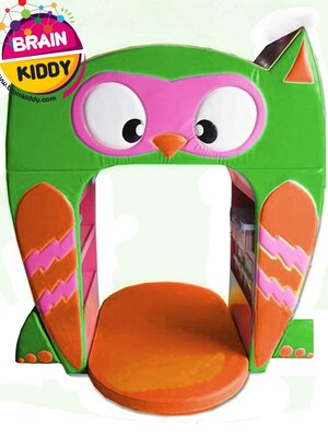 ชั้นวางนกฮูกตาโต เฟอร์นิเจอร์เด็ก ,ชั้นวางของไม้,ตู้ไม้, ชั้นวางของเด็ก, โรงเรียนอนุบาล, เนอสเซอรี่, ห้องเด็กเล่น, kidszone พร้อมส่ง