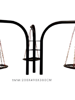 เครื่องเล่นสนาม,ของเล่นสนาม,ของเล่นเด็ก,ชิงช้าวงกลม 3 ที่นั่งสามแกน สินค้าพร้อมส่ง คิดค่าส่งตามจริง สินค้าราคาโรงงาน