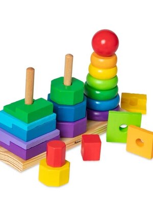 สวมหลักไม้สีรุ้ง 3 เสา เปรียบเทียบขนาด ,ของเล่นไม้,ส่งเสริมการฝึกทักษะ ,การต่อรูปร่าง, สี,รูปทรงเรขาคณิต ,ของเล่นเสริมทักษะการเรียนรู้, ของเล่นเสริมพัฒนาการเด็กอนุบาล, สื่อการสอนปฐมวัย, พร้อมส่ง