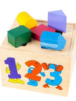 กล่องหยอดบล็อค , ของเล่นไม้, ของเล่นเสริมพัฒนาการ, ของเล่นเด็กอนุบาล, สื่อการสอนเด็กอนุบาล