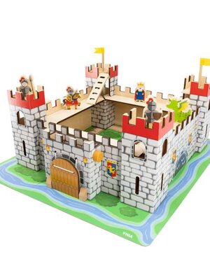 ชุดไม้ประกอบปราสาทของอัศวิน, ของเล่นเสริมทักษะ,ของเล่นเสริมพัฒนาการเด็ก, สือการสอนครูปฐมวัย, พร้อมส่ง