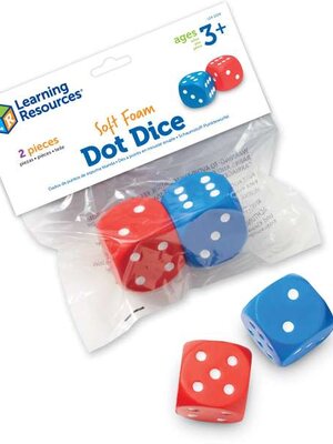 ลูกเต๋าคู่เรียนรู้สถิติและความน่าจะเป็น, ของเล่นเสริมพัฒนาการ, ของเล่นเด็กอนุบาล, สื่อการสอน,พร้อมส่ง