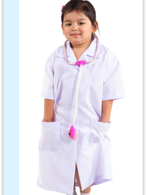 1314 เครื่องแบบแพทย์ ของเล่นเสริมพัฒนาการ ,ของเล่นเสริมทักษะ,ของเล่นเด็ก, สื่อการสอนอนุบาล