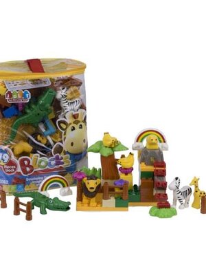 ชุดตัวต่อตะลุยสวนสัตว์, ของเล่นเสริมทักษะ,ของเล่นเสริมพัฒนาการเด็ก, สือการสอนครูปฐมวัย, พร้อมส่ง