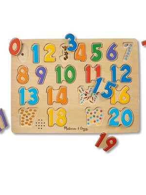 พัซเซิลรุ่นตัวเลข 0-20 มีเสียง ของเล่นไม้ ของเล่นเสริมพัฒนาการเด็ก เสริมทักษะการเรียนรู้ สื่อการสอนอนุบาล พร้อมส่ง