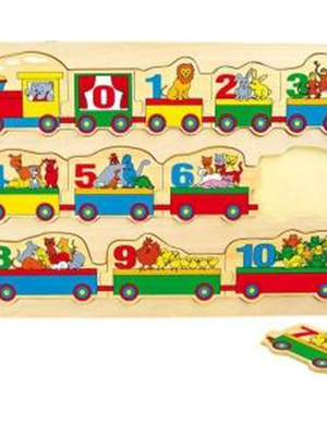 ตัวต่อรถไฟสอนนับเลขสัตว ์ (0-10) ,นับเลข ,ตัวเลข,จับคู่,ของเล่นเสริมทักษะการเรียนรู้, ของเล่นเสริมพัฒนาการเด็กอนุบาล, สื่อการสอนปฐมวัย, พร้อมส่ง