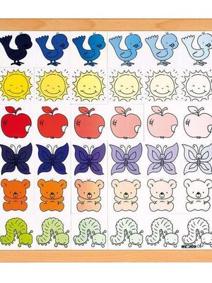 ชุดเรียงลำดับเฉดสี, ของเล่นไม้, ของเล่นเสริมพัฒนาการ, ของเล่นเด็กอนุบาล, สื่อการสอนเด็กอนุบาล