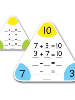 สามเหลี่ยมบวก ลบ คูณ หาร ,ของเล่นเสริมพัฒนาการ, ของเล่นเด็กอนุบาล, สื่อการสอนเด็กอนุบาล,พร้อมส่ง