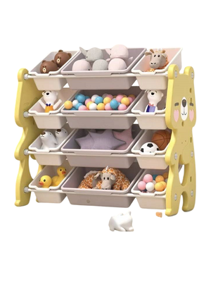 ชั้นวางลูกหมี 12 ช่อง , ชั้นวางของ,เฟอร์นิเจอร์เด็ก พร้อมส่ง คิดค่าส่งตามจริง สินค้าพร้อมส่งในไทย ขนาด 36x86x83 ซม.