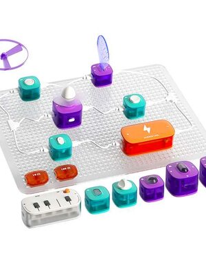เกมกระดานเกี่ยวกับวงจรอิเล็กทรอนิกส์ Block Circuit Super Kit , ของเล่นเสริมพัฒนาการ, ของเล่นเด็ก, สื่อการสอน , พร้อมส่ง