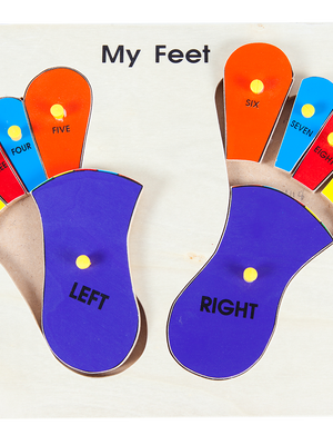 เท้าของฉัน , ของเล่นไม้, ของเล่นเสริมพัฒนาการ, ของเล่นเด็กอนุบาล, สื่อการสอนเด็กอนุบาล