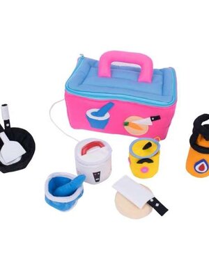 ชุดกระเป๋าเข้าครัวหนูน้อยนุ่มนิ่ม 9 ชิ้น,ของเล่นเสริมพัฒนาการ ,ของเล่นเสริมทักษะ,ของเล่นเด็ก, สื่อการสอนอนุบาล