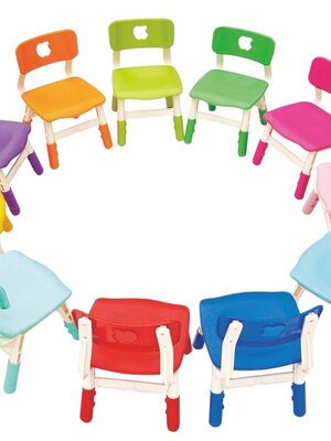 เก้าอี้พลาสติกความสูงปรับระดับได้ เก้าอี้ปรับระดับ ราคาต่อ 1 ตัว เก้าอี้กิจกรรม เก้าอี้สำหรับเด็ก เก้าอี้เดี่ยว เฟอร์นิเจอร์เด็กงานนำเข้า