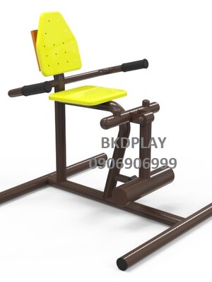 บริหารขา-แก้ปวดเข่า (แบบถีบลูกน้ำหนักขาคู่) เครื่องออกกำลังกาย, กลางแจ้ง, ลานกีฬา, อเนกประสงค์, สนามกีฬา