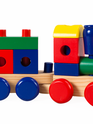 รถไฟบล็อกเรขาคณิต (ใหญ่ยักษ์) , ของเล่นไม้, ของเล่นเสริมพัฒนาการ, ของเล่นเด็กอนุบาล, สื่อการสอนเด็กอนุบาล
