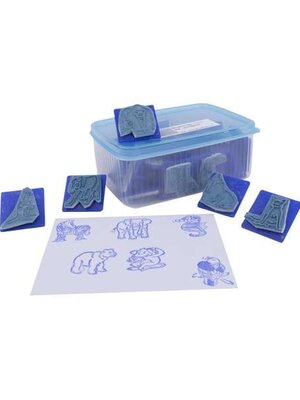 ชุดตรายางสัตว์ซาฟารี 30 ชิ้น, ตรายาง ,ตราปั๊ม ,สื่อการสอน, พร้อมส่ง