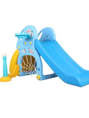 กระดานคุณหนู4in1 สไลเดอร์ ของเล่นสนามเด็ก โกลฟุตบอล แป้นบาส ขนาด80x135x72 ซม.