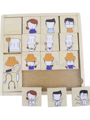 เกมตารางสัมพันธ์อาชีพในฝัน,ของเล่นเสริมพัฒนาการ ,ของเล่นเสริมทักษะ,ของเล่นเด็ก, สื่อการสอนอนุบาล