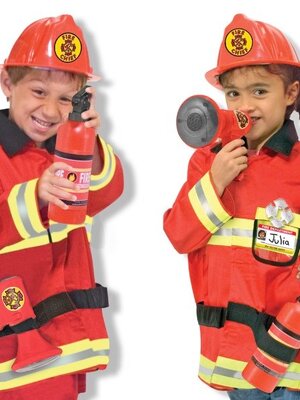 ชุดนักดับเพลิงเด็ก,ชุดแฟนซีนักดับเพลิง,ชุดเด็ก,Role Play Costume - Fire Chief ,ของเล่นบทบาทสมมติ,ของเล่นเสริมพัฒนาการ,สื่อการสอนอนุบาลพร้อมส่ง