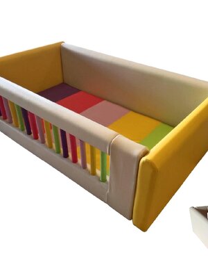 คอกกั้นเด็ก สี่เหลี่ยมผืนผ้า, คอกกั้นเด็ก,เตียงเด็ก,เบาะหนังนุ่มนิ่ม softplay, indoor playground kidszone ,สวนสนุกในร่ม ,รับสั่งทำบ่อบอล เตียงเด็ก ตามขนาด