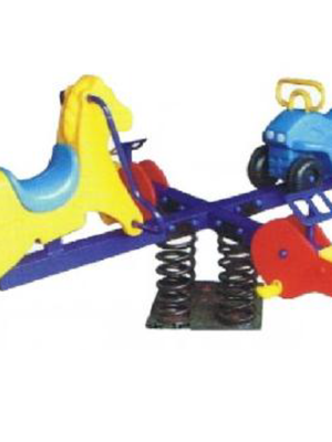 ไม้กระดกสปริงรวม 4 ที่นั่ง,คานกระดก,โยกเยกสปริง,เครื่องเล่นสนาม,สนามเด็กเล่น,สวนสาธารณะ, สินค้าพร้อมส่ง ขนาด 180x180x75 ซม.