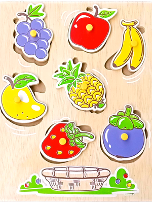 ภาพตัดต่อ ผลไม้ไทย , ของเล่นไม้, ของเล่นเสริมพัฒนาการ, ของเล่นเด็กอนุบาล, สื่อการสอนเด็กอนุบาล
