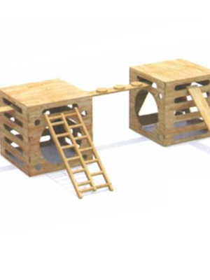 ผจญภัย 5 ด่าน บันไดและทางเดิน ปีนป่ายไม้ ปีนป่ายเชือก,ของเล่นสนาม,เครื่องเล่นสนามไม้ งานนำเข้า สั่งผลิต สำเนา