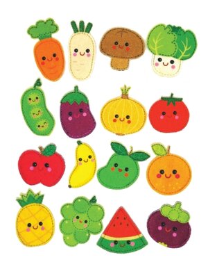 1370 หุ่นนิ้วมือ ผักและผลไม้ ของเล่นเสริมพัฒนาการ ,ของเล่นเสริมทักษะ,ของเล่นเด็ก, สื่อการสอนอนุบาล