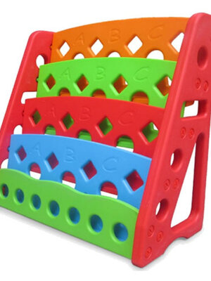 ชั้นวางของเด็ก,เฟอร์นิเจอร์เด็ก,ชั้นวางหนังสือเด็ก,ชั้นวางหนังสือ ABC ขนาด : 38x78x78 ซม.