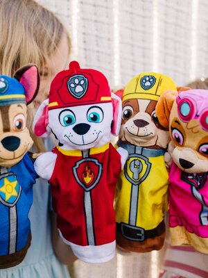หุ่นมือเด็ก PAW Patrol ของเล่นเสริมพัฒนาการเด็ก เสริมทักษะการเรียนรู้ สื่อการสอนอนุบาล พร้อมส่ง