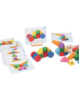 ชุดตัวต่อบล็อคแม่เหล็ก สื่อการสอนอนุบาล,ปฐมวัย,ของเล่นเสริมพัฒนาการ, ของเล่นเสริมทักษะ