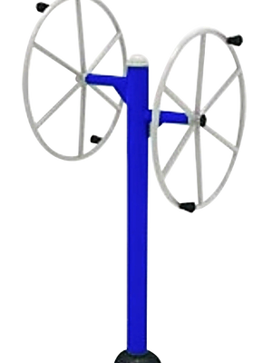 เครื่องออกกำลังกายกลางแจ้ง ชุดบริหารไหล่ ยืดเส้น แบบล้อหมุนเหล็ก เครื่องออกกําลังกายกลางแจ้งเทศบาล, เครื่องออกกําลังกายสาธารณะ ,ราคาโรงงาน