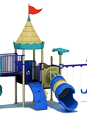 เครื่องเล่นสนามกลางแจ้ง ในร่ม, ชุด ปราสาทเล็กพร้อมชิงช้า ,ครุภัณฑ์สนามเด็กเล่น,งบ.สพฐ,โครงการโรงเรียนประชารัฐ, playground,สไลเดอร์,ของเล่นเสริมพัฒนาการ,เครื่องเล่นสนาม, สนามเด็กเล่น