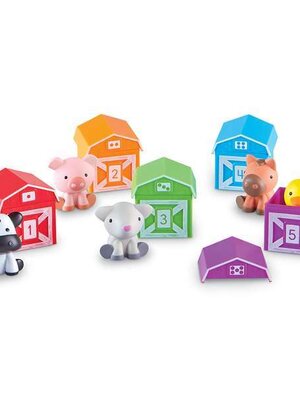 จ๊ะเอ๋! ฟาร์มสัตว์น่ารู้ เรียนรู้สีสัน และการนับจำนวน,ของเล่นเสริมพัฒนาการ, ของเล่นเด็กอนุบาล, สื่อการสอนเด็กอนุบาล พร้อมส่ง