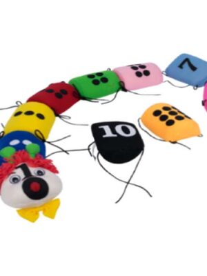 ชุดเรียนรู้ตัวเลข กับตุ๊กตาหนอน สื่อการสอนอนุบาล,ปฐมวัย,ของเล่นเสริมพัฒนาการ, ของเล่นเสริมทักษะ