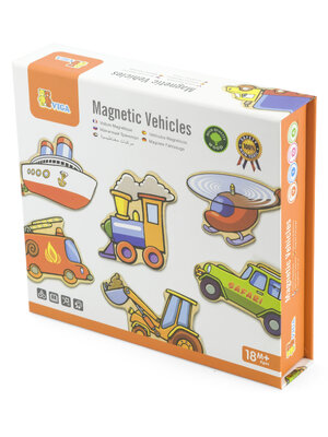 ชุดยานพาหนะแถบแม่เหล็กทางบก ทางน้ำ และทางอากาศไม้ แถบแม่เหล็ก จำนวน 20 ชิ้น สื่อการสอนอนุบาล,ปฐมวัย,ของเล่นเสริมพัฒนาการ, ของเล่นเสริมทักษะ