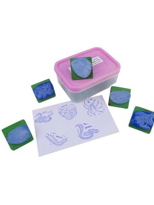 ชุดตรายางสัตว์มีพิษ 13 ชิ้น, ตรายาง ,ตราปั๊ม ,สื่อการสอน, พร้อมส่ง