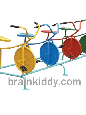 จักรยาน พิเศษ, เครื่องเล่นสนามกลางแจ้ง , เครื่องเล่นสนามแบบเหล็ก,ชิงช้า,สไลเดอร์,โยกเยกเหล็ก, ม้าหมุน, OutdoorPlayground, ราคาโรงงาน ขนาด 80x150x80 ซม.