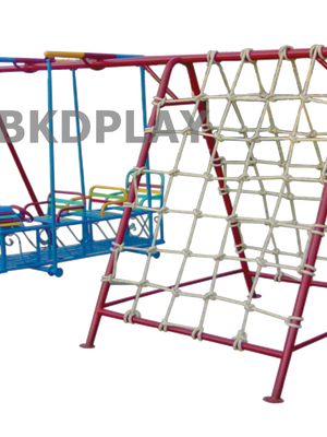 ชุดรวมรถไฟเชือกถัก, เครื่องเล่นสนามกลางแจ้ง , เครื่องเล่นสนามแบบเหล็ก,ชิงช้า,สไลเดอร์,โยกเยกเหล็ก, ม้าหมุน, OutdoorPlayground, ราคาโรงงาน