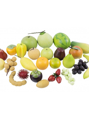 เซ็ตผลไม้จำลอง 25 เเบบ ของเล่น ผลไม้ปลอม ผลไม้ของเล่น สื่อการสอน ของเล่นเสริมพัฒนาการ