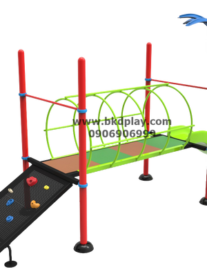PG-SI-01 อุโมงค์ +ปีนป่าย+ สไลเดอร์ เครื่อเล่นสนามเหล็ก เครื่องเล่นสนามกลางแจ้ง ของเล่น สั่งทำ 10-20 วัน
