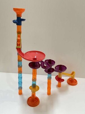 ชุดตัวต่อท่อรางลูกบอลหรรษา ในชุดมี 91 ชิ้นส่งเสริมทักษะ STEM ของเล่นเสริมพัฒนาการ, ของเล่นเด็กอนุบาล, สื่อการสอนเด็กอนุบาล, พร้อมส่ง